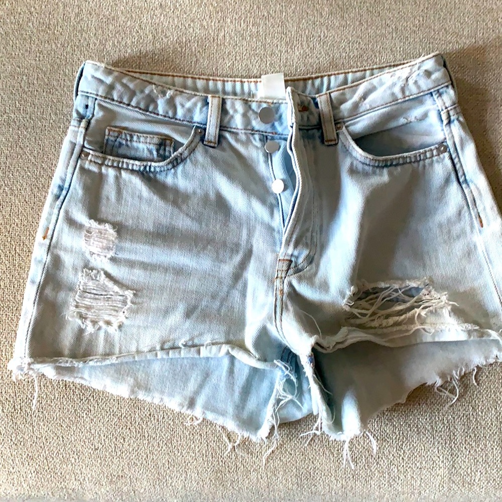 H&M light blue Jean shorts